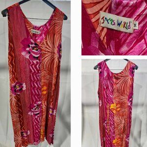 Jams World Midi length Button Front Dress M